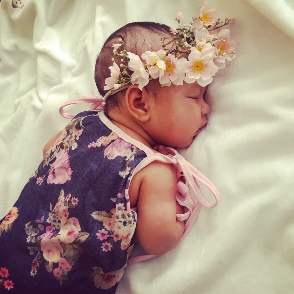 MPLF Cherry Blossom Headband for Newborns and Up